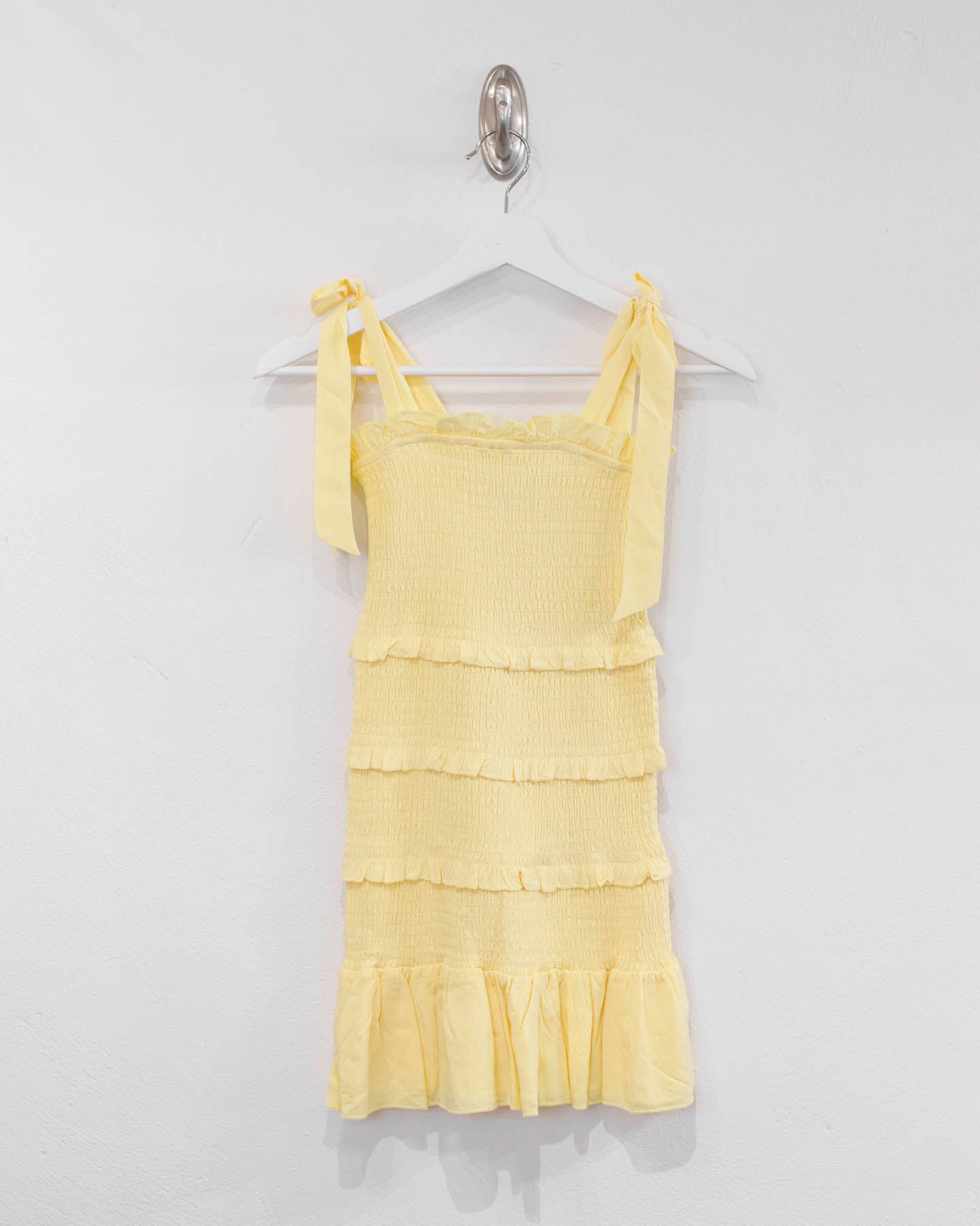 Evan Smocked Dress Lemon(Tweens) Katiej NYC