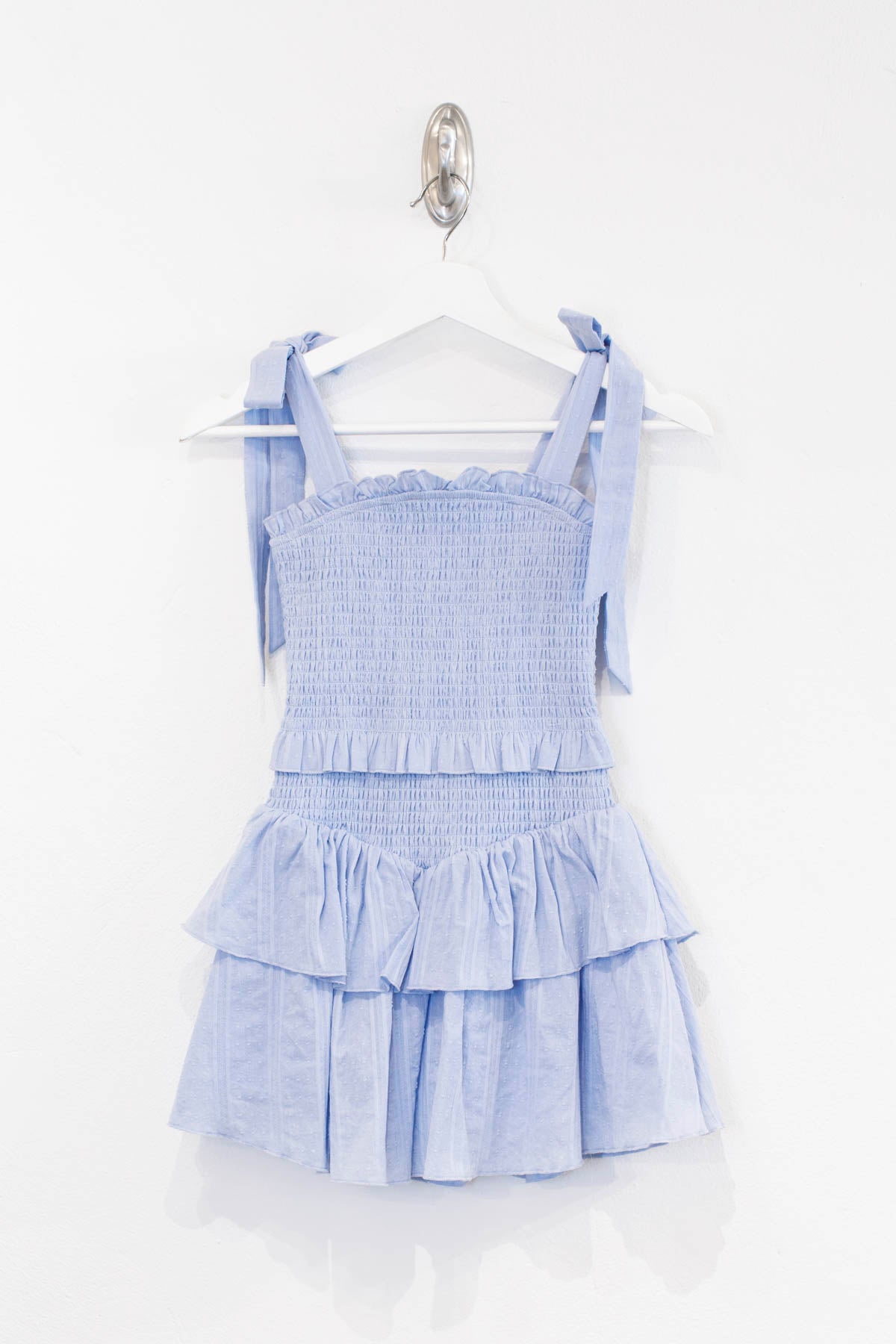 Emerson Baby Blue Smocked Dress (Tweens) Katiej NYC