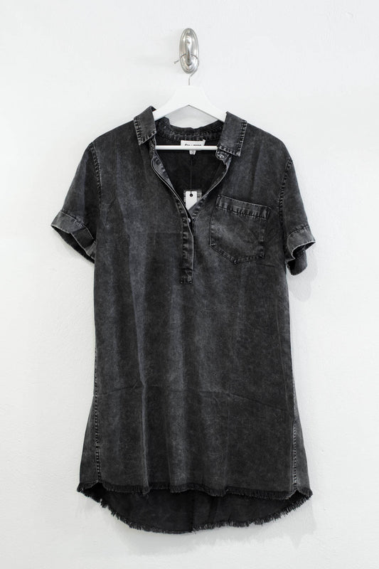 Women's Washed Denim Dress - DM