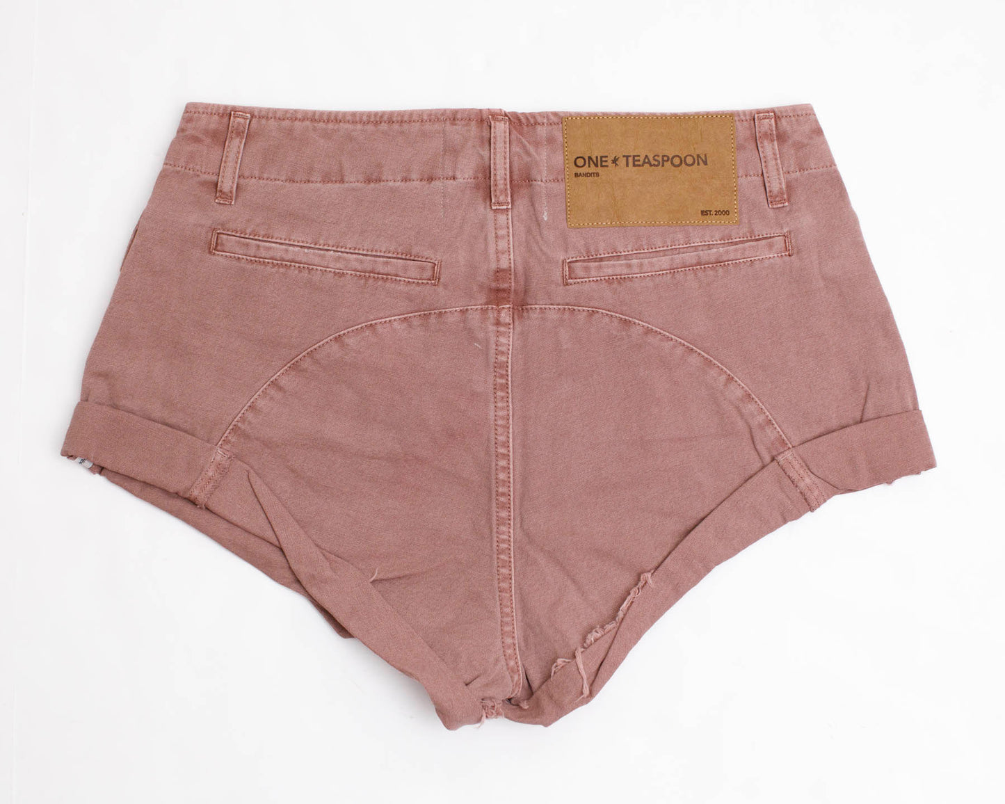 Dirty Rose Cadet Low Waist Bandit Denim Short - ONE TEASPOON