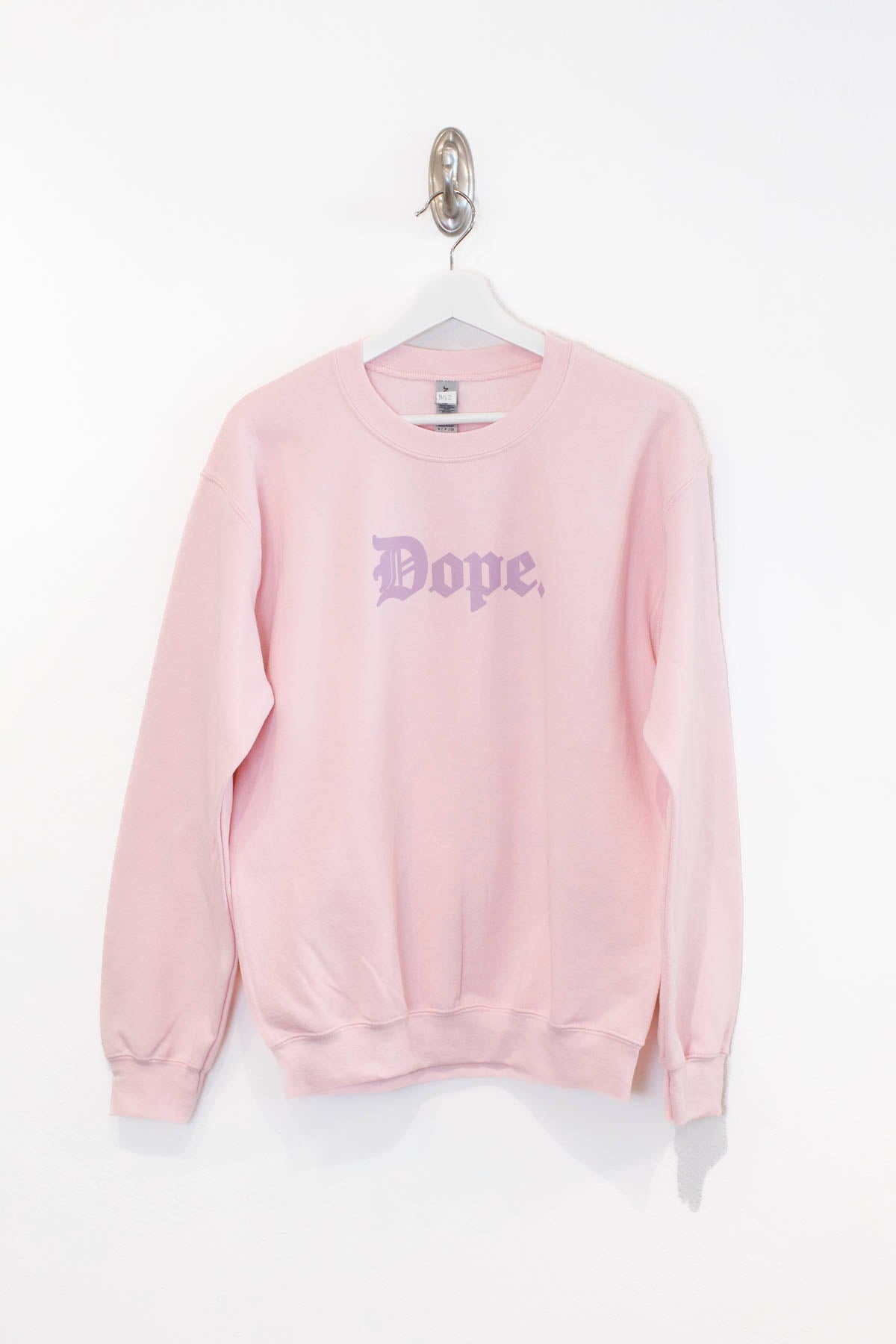 Dope In Real Life CrewNeck Light Pink
