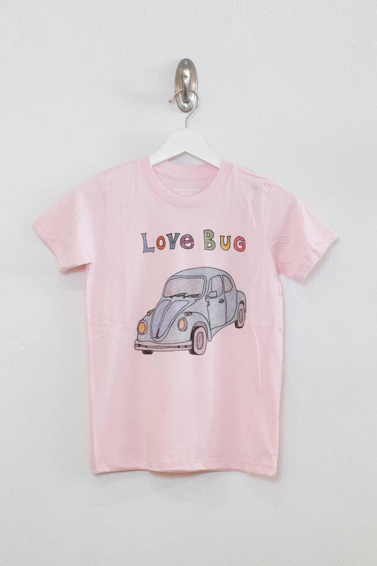 Love Bug Pink Tween Graphic Tee
