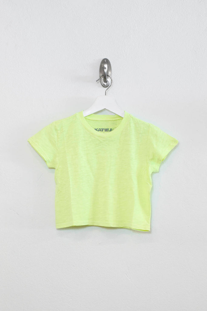 Neon Fearless Crop Tee (Tweens) - Katiej NYC