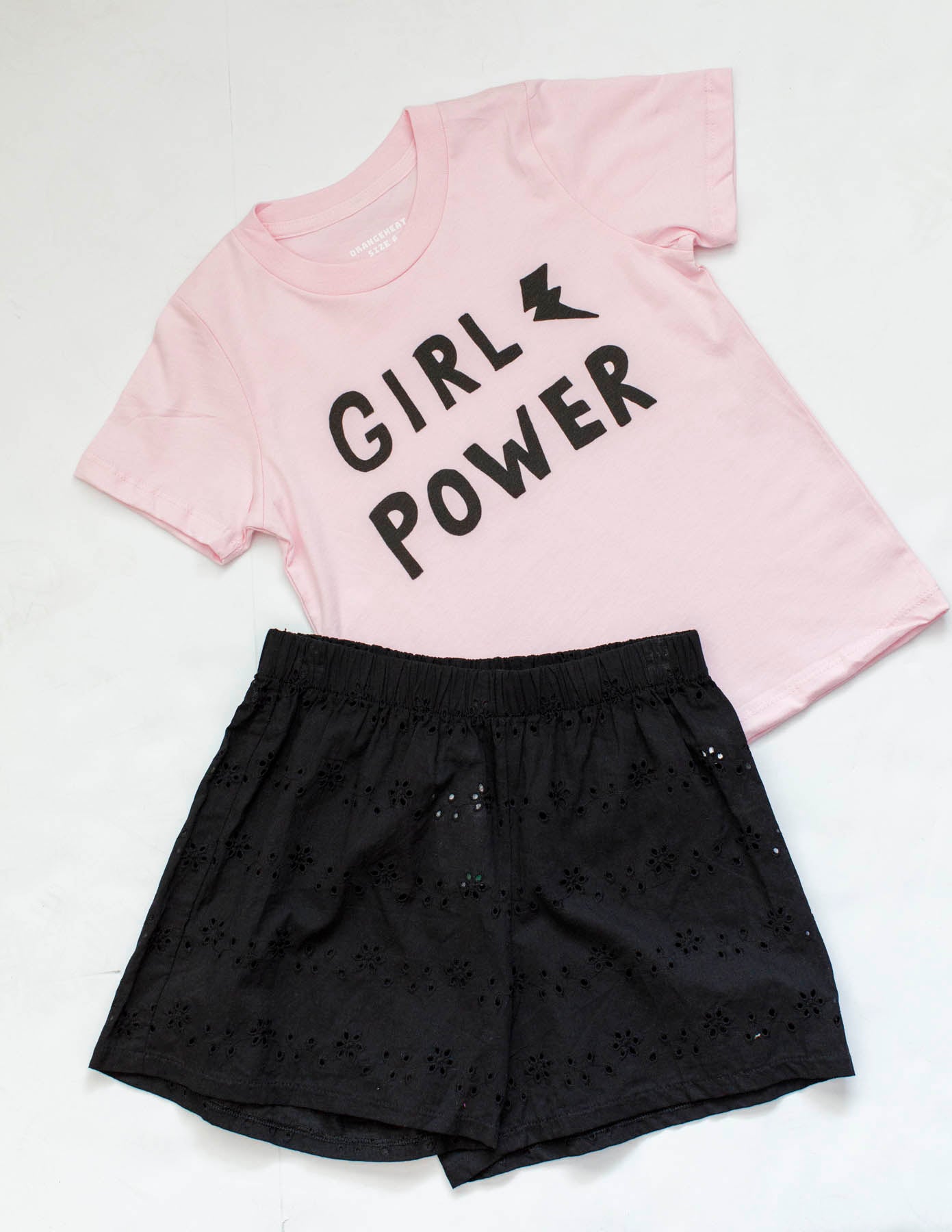 Girl Power Pink Tween Graphic Tee