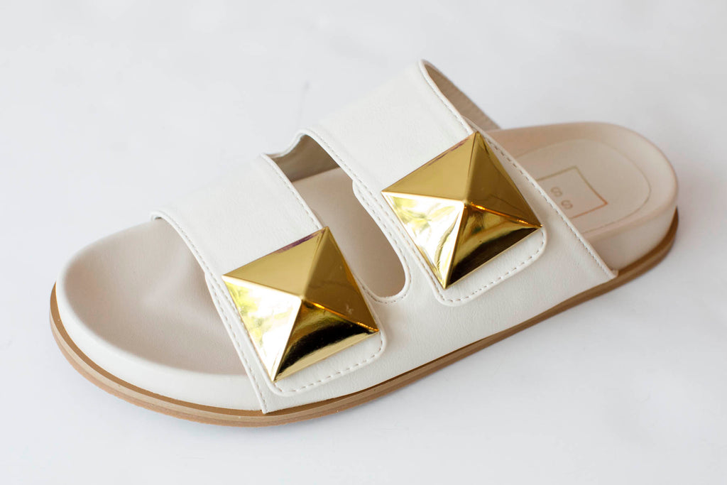 Bernarda Chunky Gold Embellished Sandal