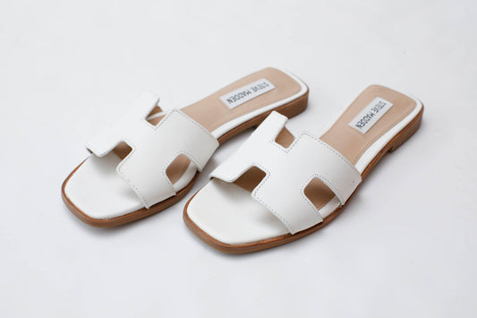 Steve Madden Haydn White Leather