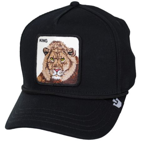 King 100 Black Trucker Hat - Goorin Bros