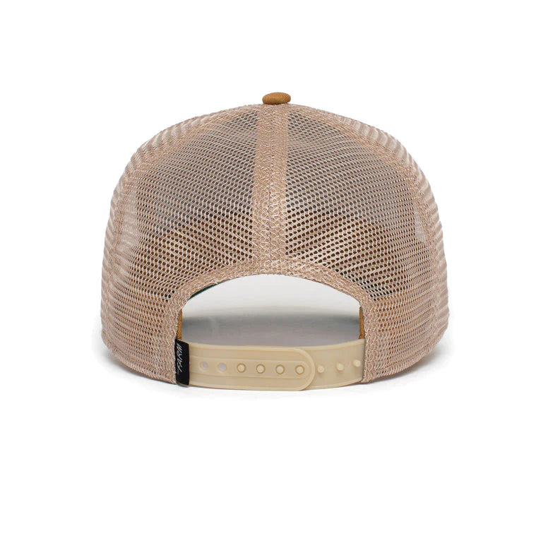 The GOAT Khaki Trucker Hat - Goorin Bros