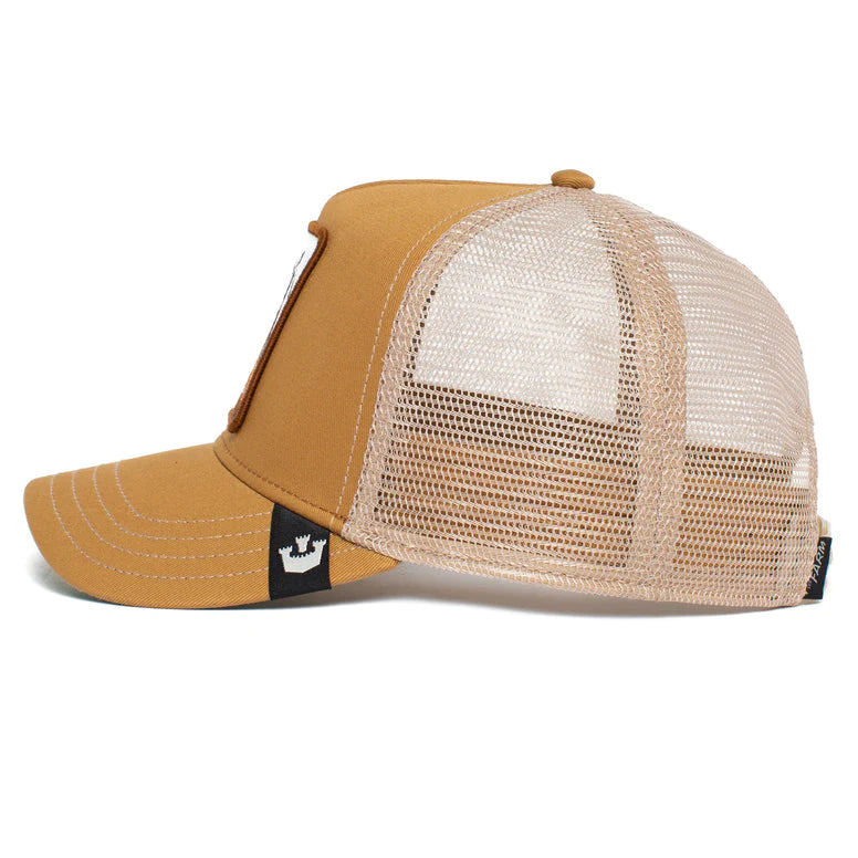 The GOAT Khaki Trucker Hat - Goorin Bros