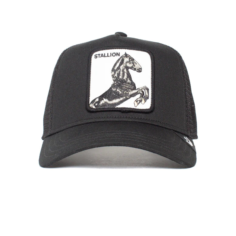 The Stallion Black Trucker Hat - Goorin Bros