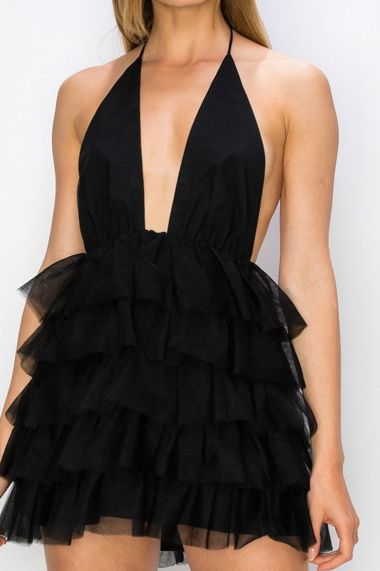 Ashley Tiered Ruffle Mini Dress
