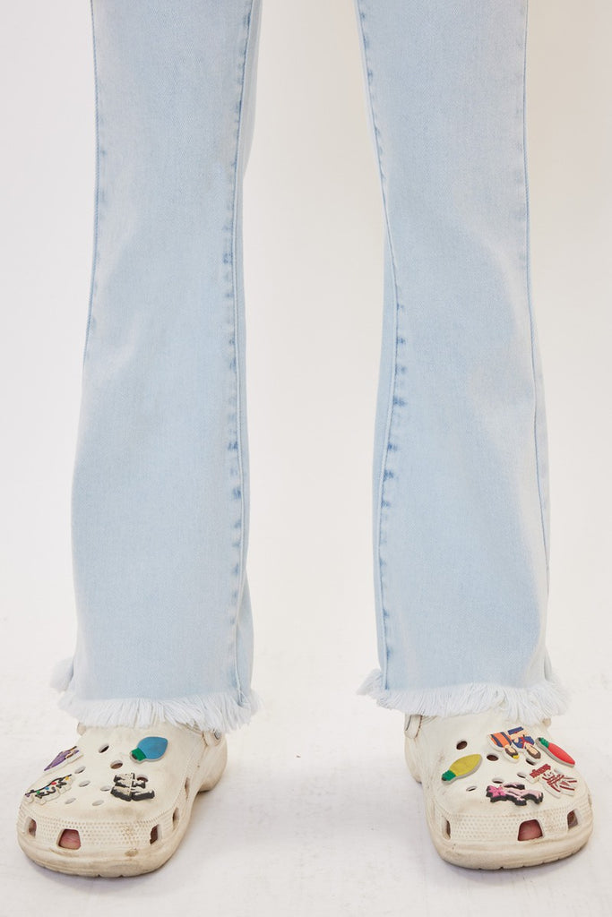 Kids High Rise Flare Tween Jeans - KC