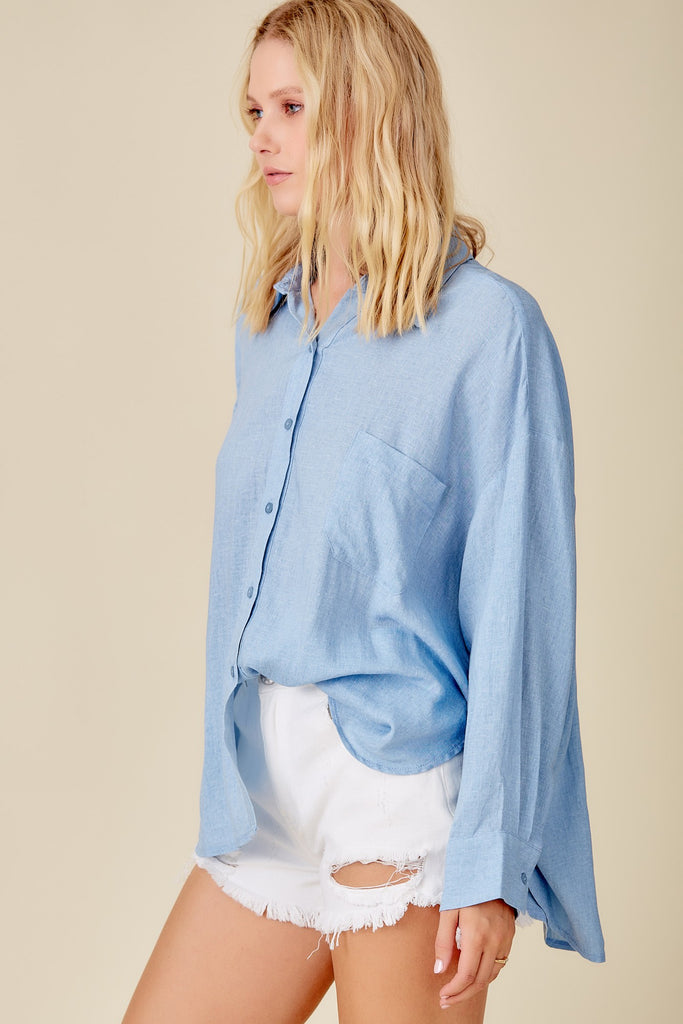 MS Loose Fit Button Down Shirt
