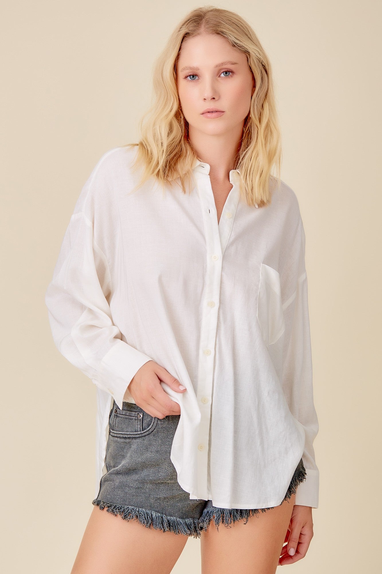 MS Loose Fit Button Down Shirt