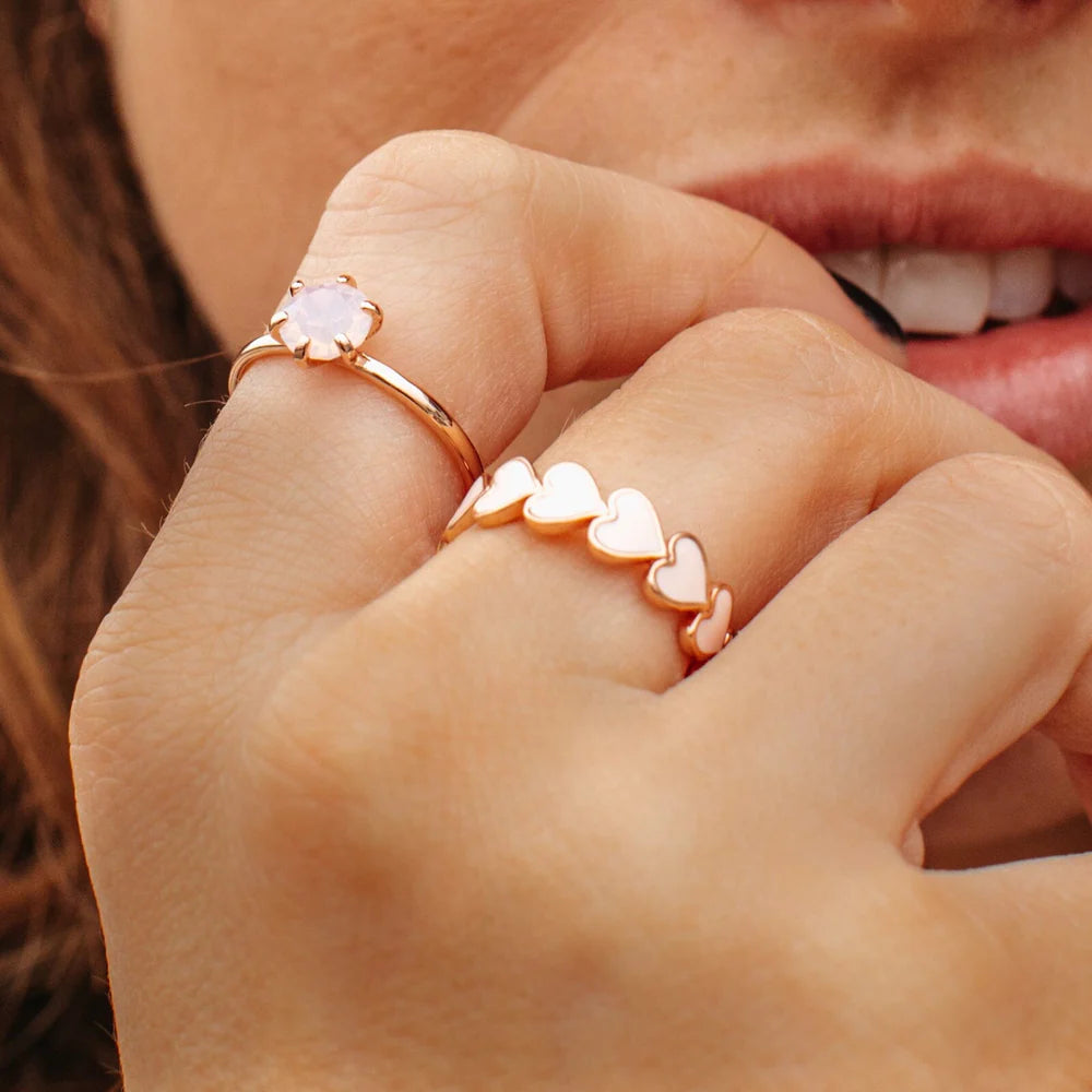 Pura vida 2025 heart ring