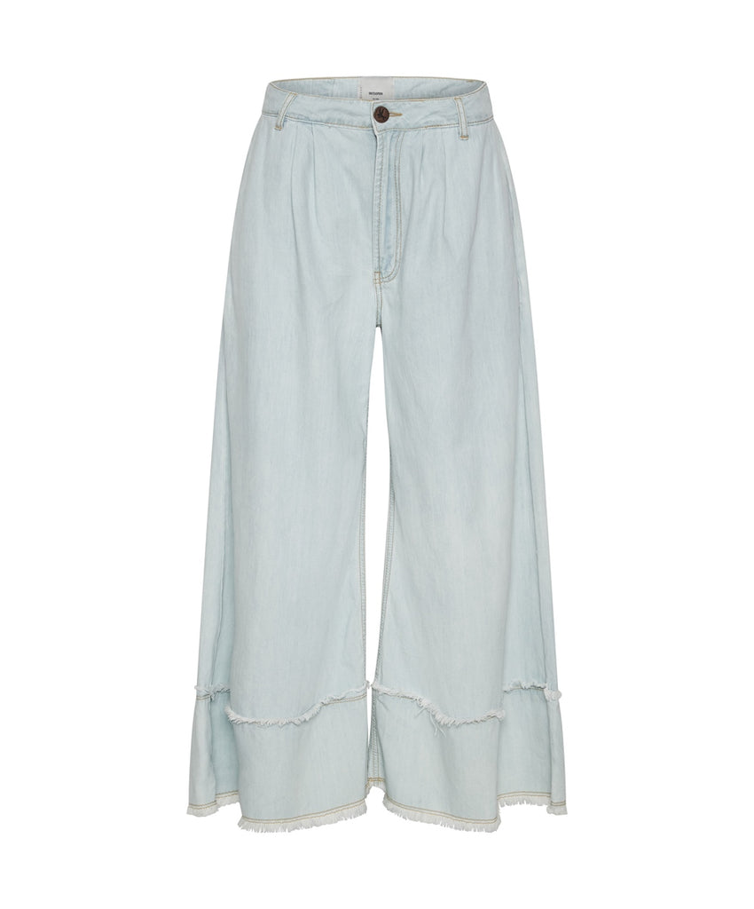 ONE TEASPOON CAPRI BLUE MAVERICK WIDE LEG JEANS