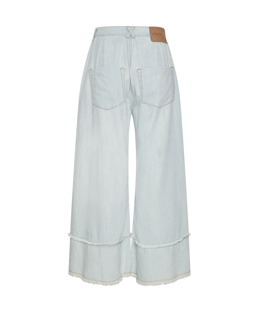 ONE TEASPOON CAPRI BLUE MAVERICK WIDE LEG JEANS