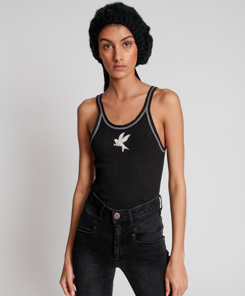 Bower Bird Singlet - ONE TEASPOON TANK TOP