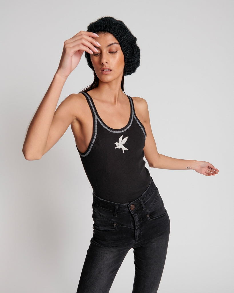 Bower Bird Singlet - ONE TEASPOON TANK TOP