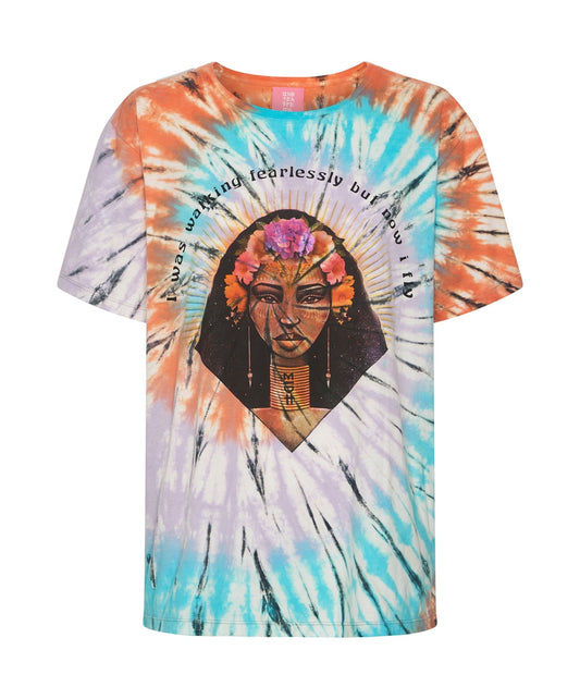 MIDH YOUR VOICE TIE DYE ORGANIC UNISEX TEE - One Teaspoon