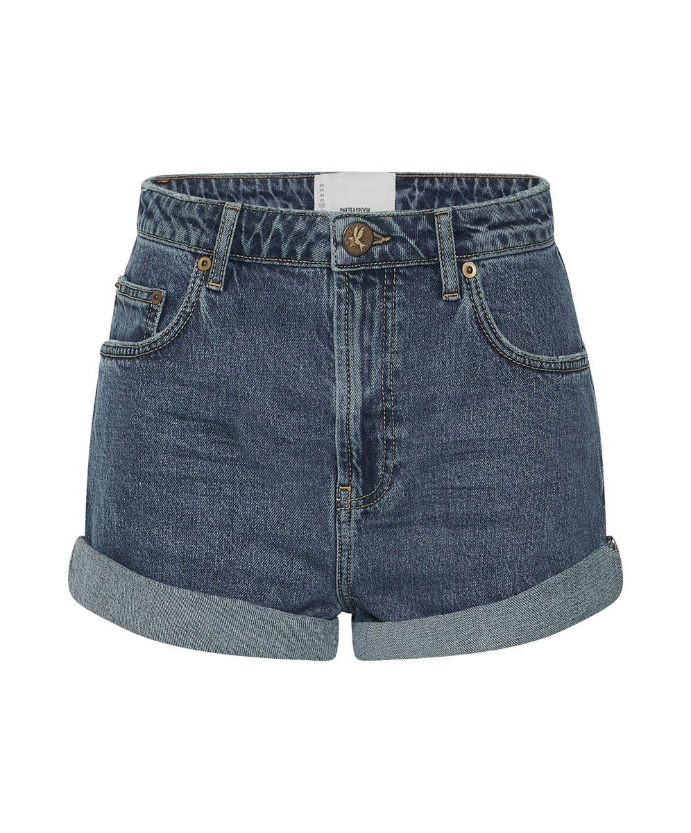 Rosewood High Waist Bandit Shorts - One Teaspoon