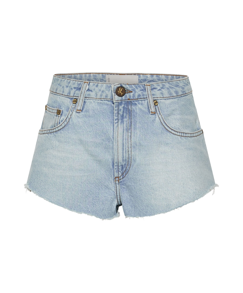 Best Blue The One HW Denim Short - ONE TEASPOON