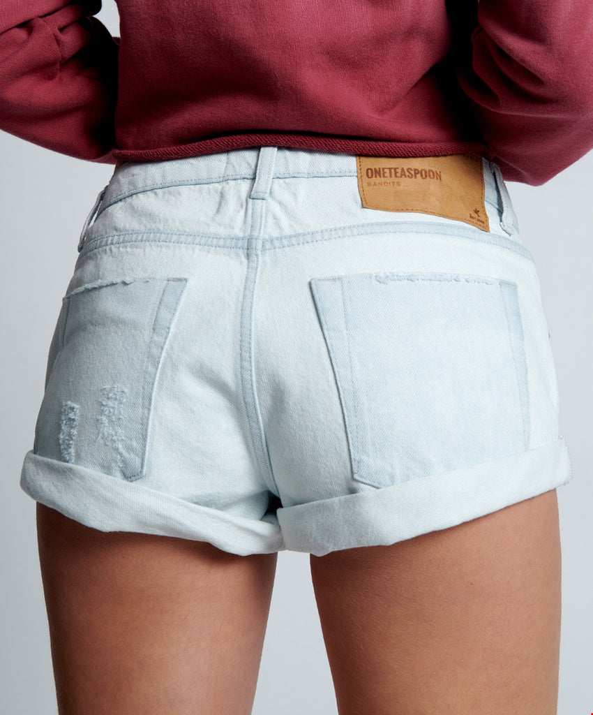 One Teaspoon Vanilla Sky Bandits Low Waist Shorts