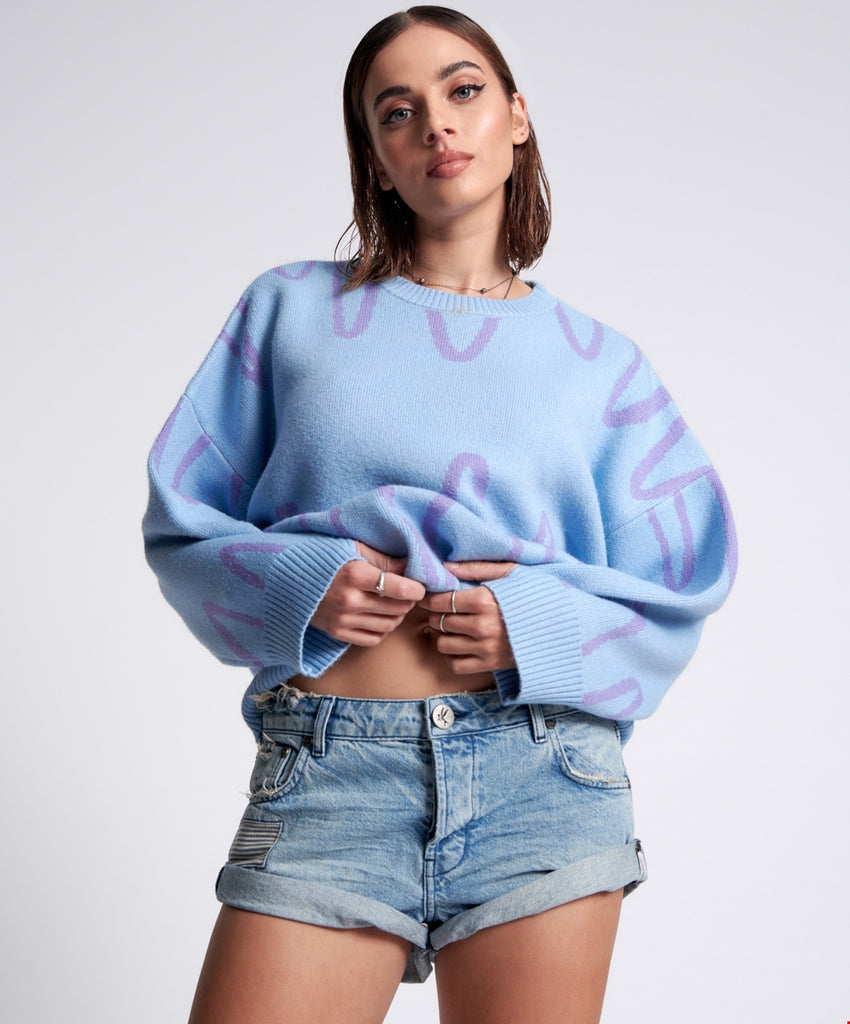 Jailbird Bandit Low Waist Denim Shorts - One Teaspoon
