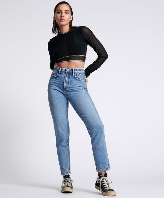 Berlin Blue Legend High Waist Mom Jeans - One Teaspoon