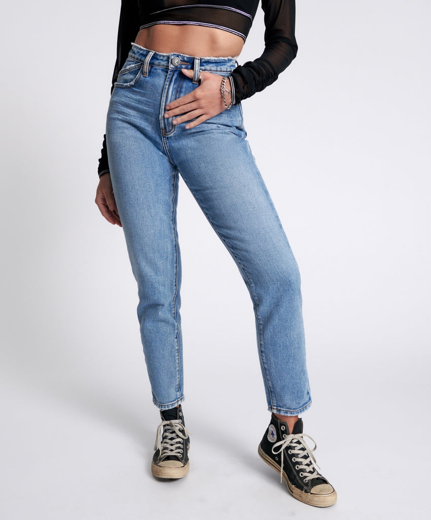 Berlin Blue Legend High Waist Mom Jeans - One Teaspoon