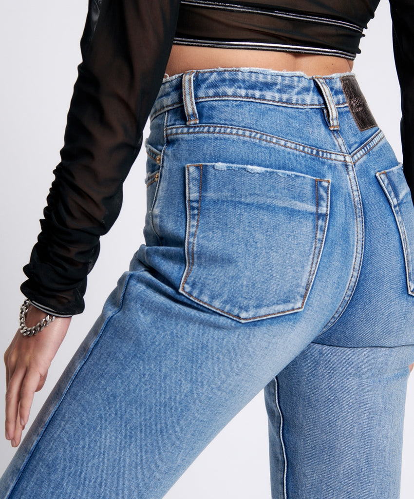 Berlin Blue Legend High Waist Mom Jeans - One Teaspoon