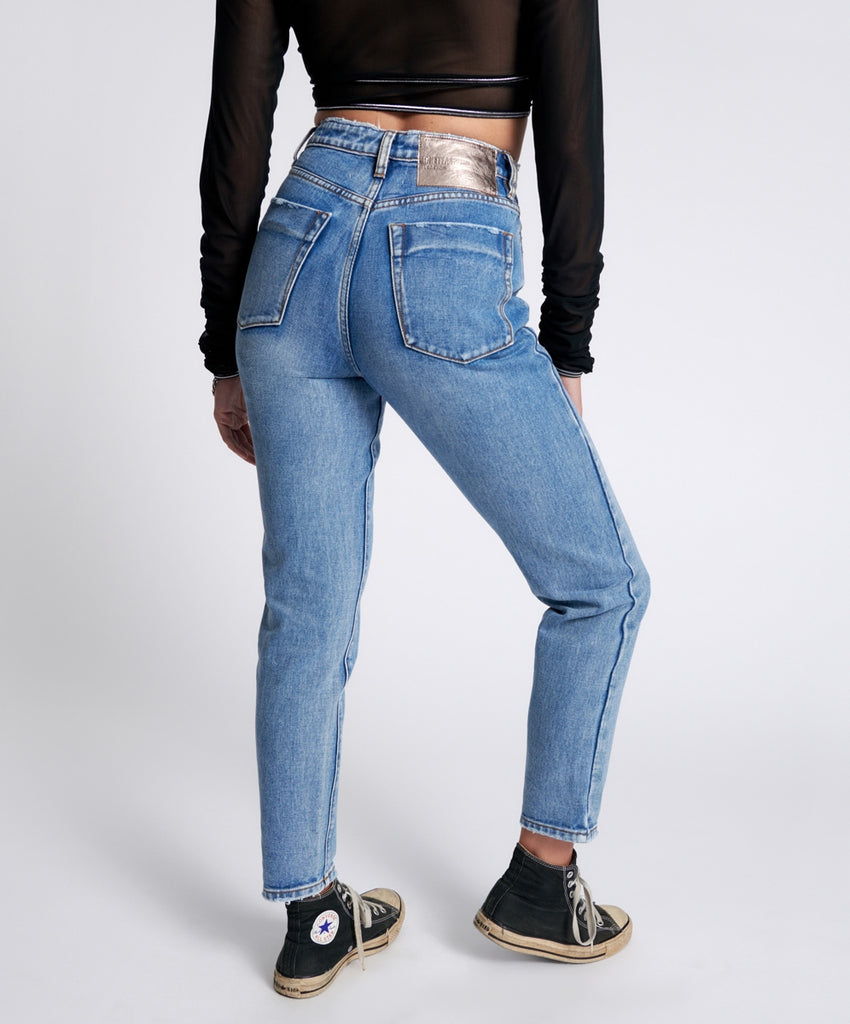 Berlin Blue Legend High Waist Mom Jeans - One Teaspoon