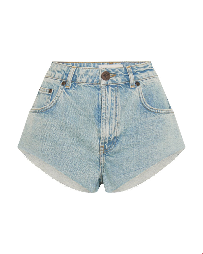 Kansas Acid The One Fitted Cheeky Denim Short - One Teaspoon