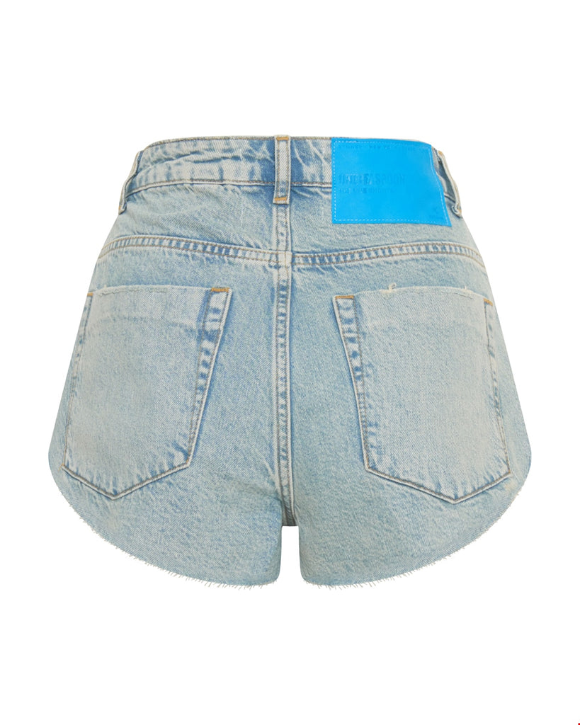 Kansas Acid The One Fitted Cheeky Denim Short - One Teaspoon