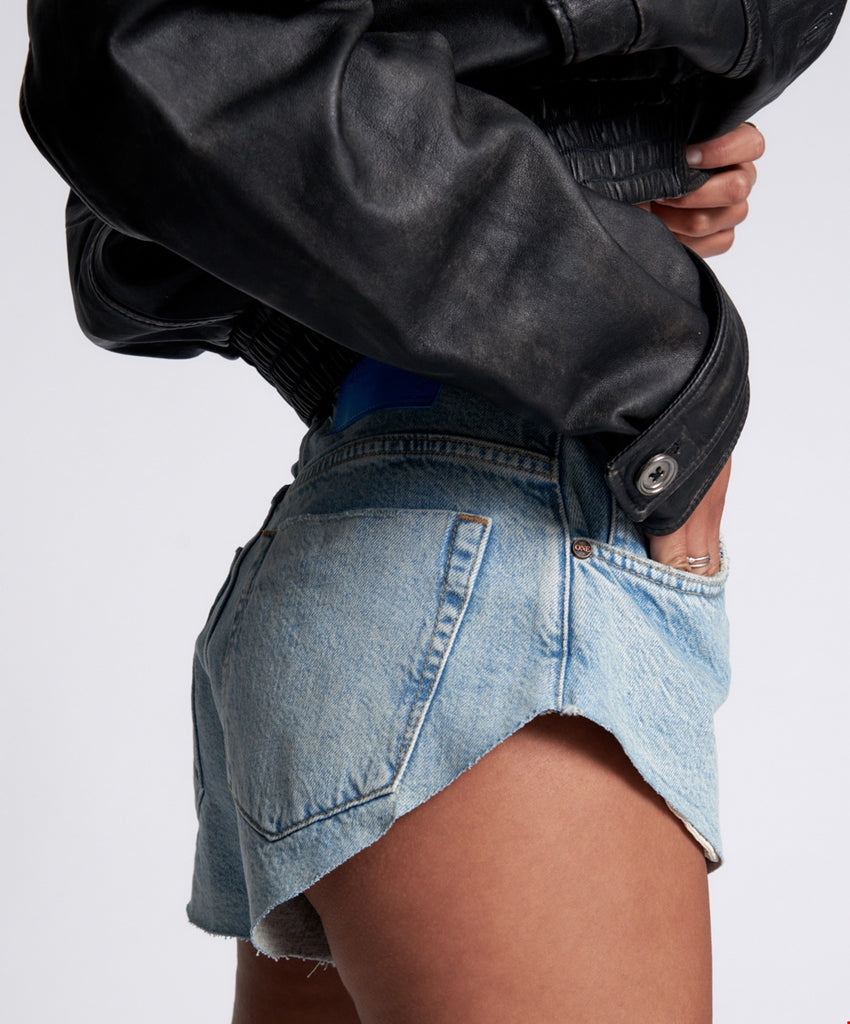 Kansas Acid The One Fitted Cheeky Denim Short - One Teaspoon