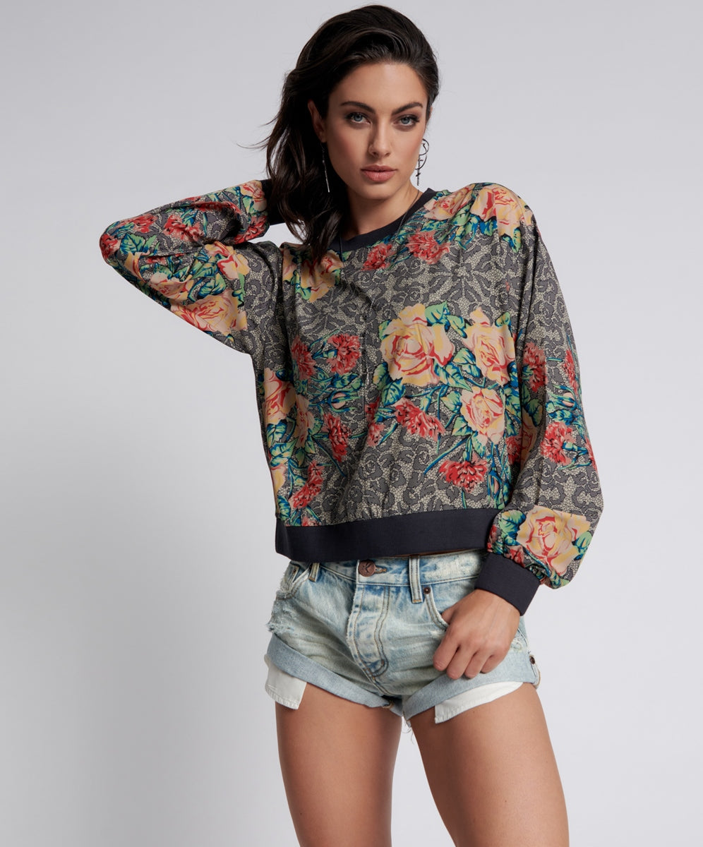 Kansas Blue Bandit Low Waist Denim Shorts - ONE TEASPOON