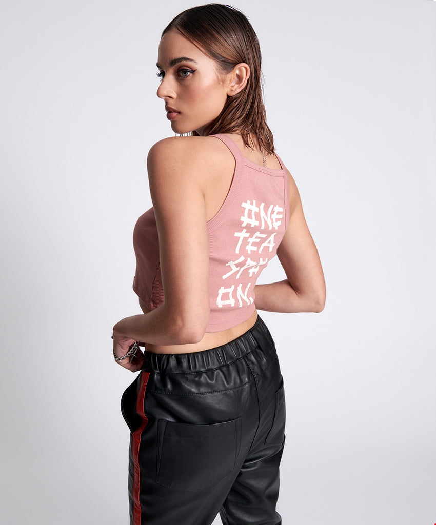 Bamboo Logo Rally Tank  - One Teaspoon
