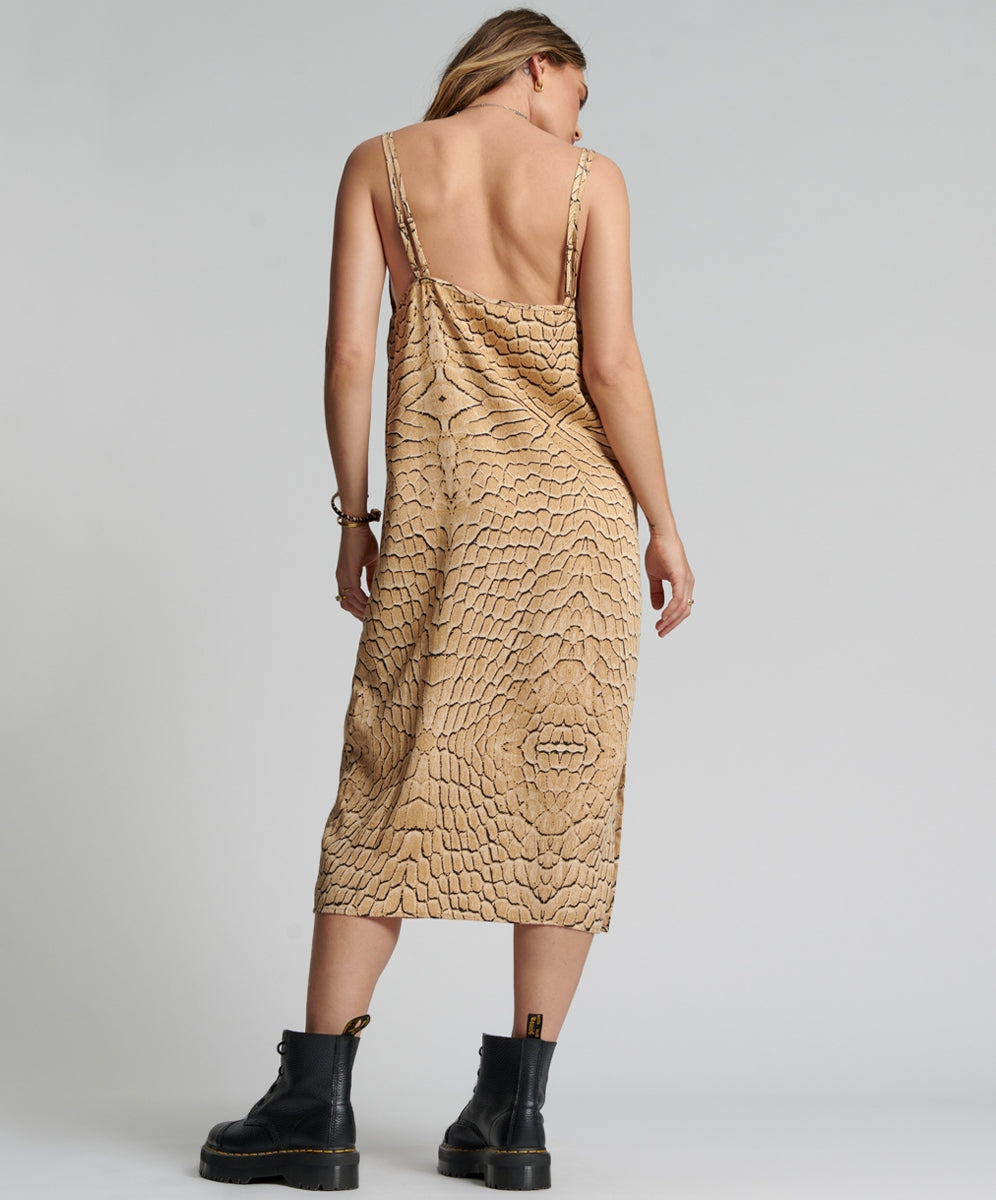 Delusion Laced Up Sliced Dress - ONE TEASPOON