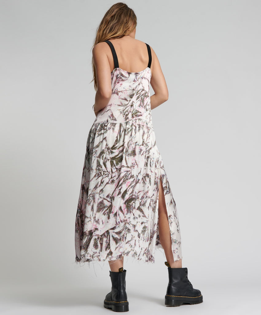 Illusions Runaway Hand Printed Cami Dress  - ONE TEASPOON