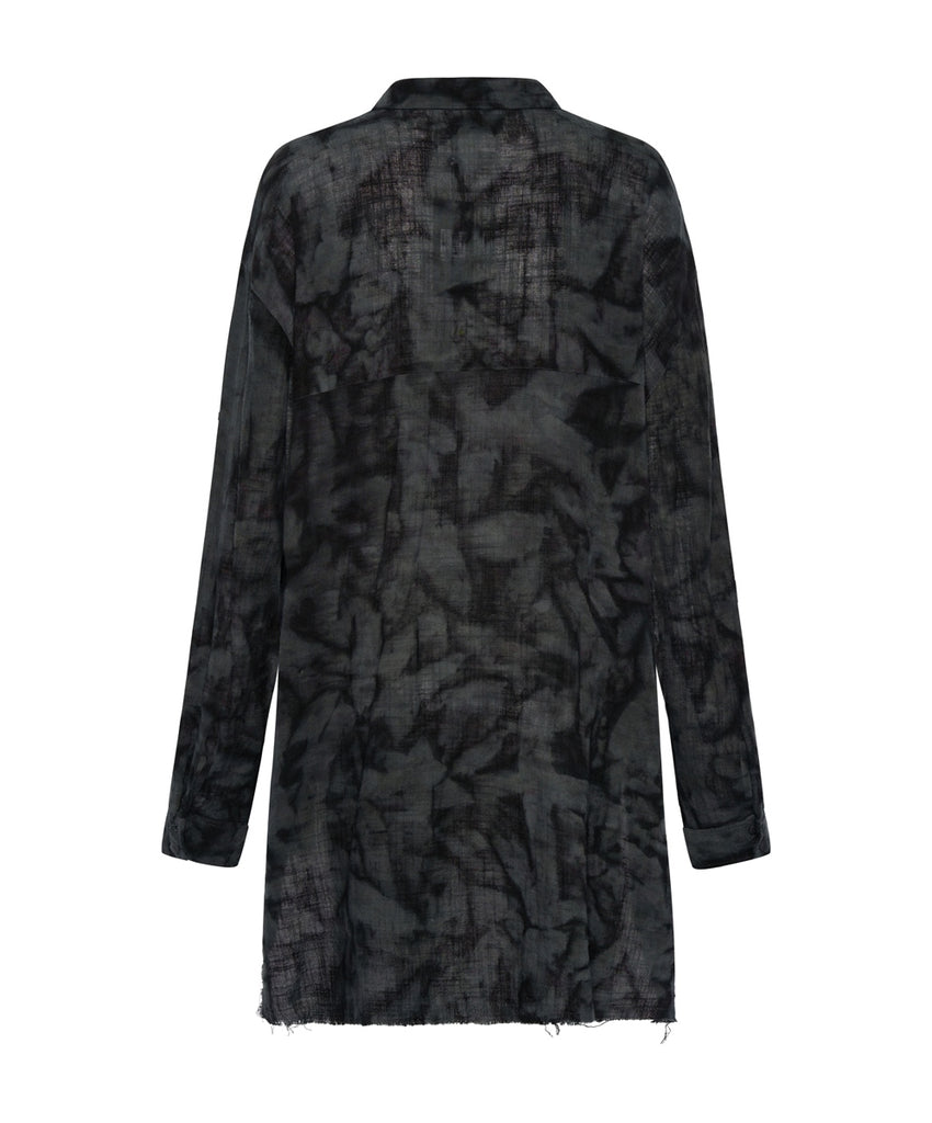 Resonance Muslin Longline Shirt - ONE TEASPOON
