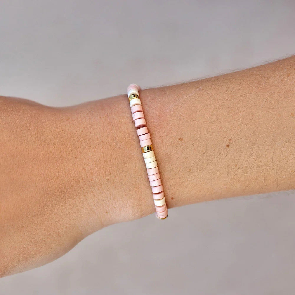 Pura Vida Sand Sealife Stretch Bead Bracelet