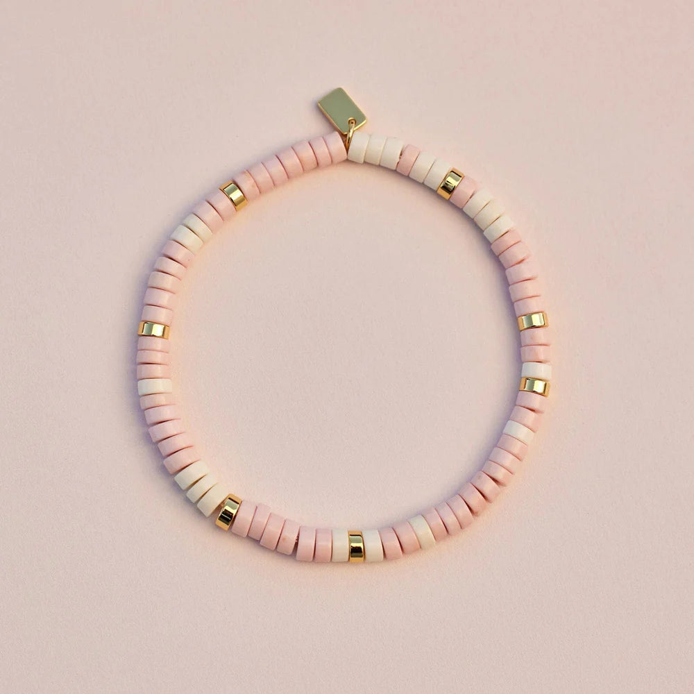 Pura Vida Sand Sealife Stretch Bead Bracelet