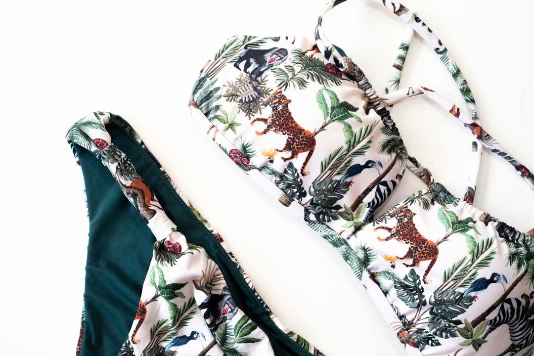 Bikini Floral - Sabz