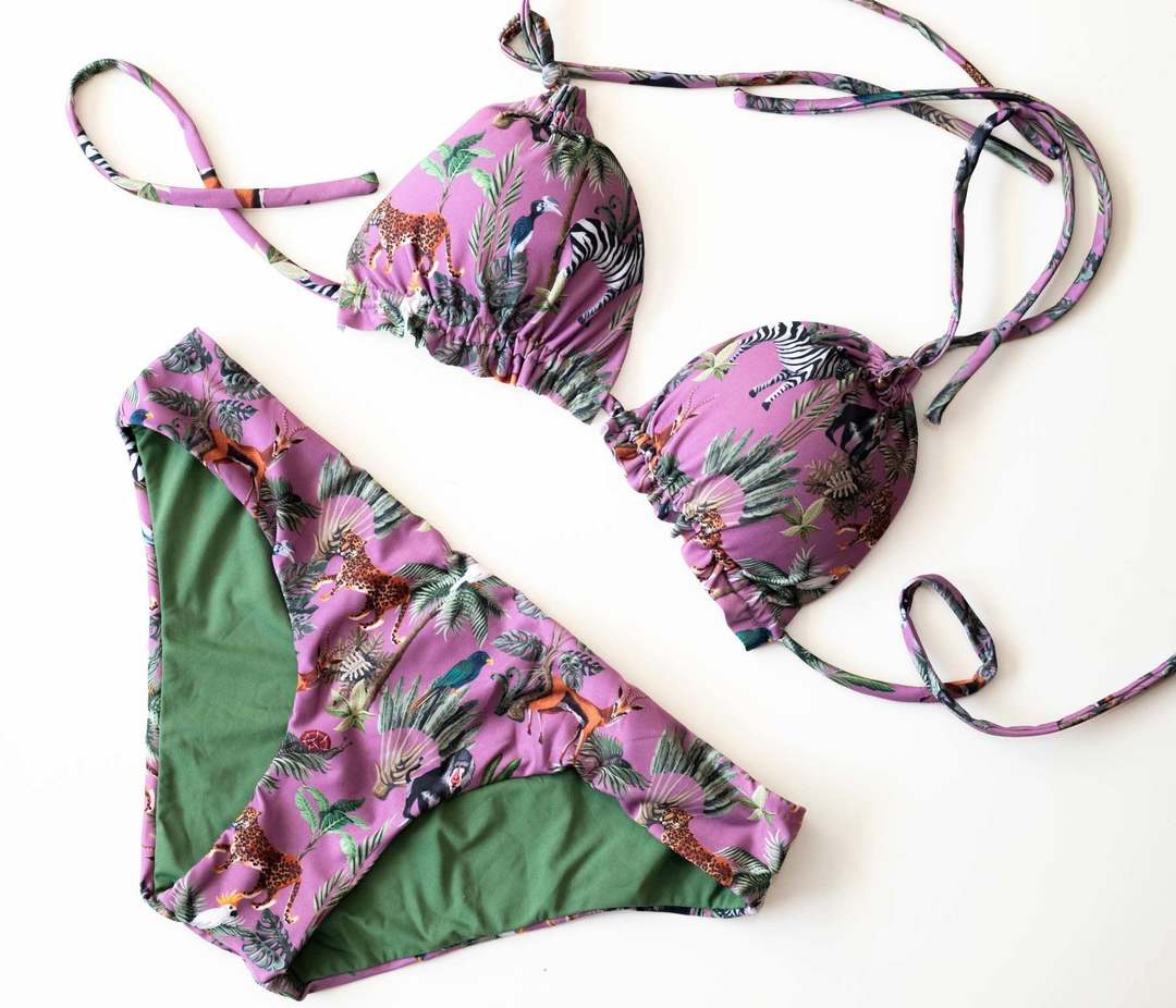 Bikini Floral - Sabz