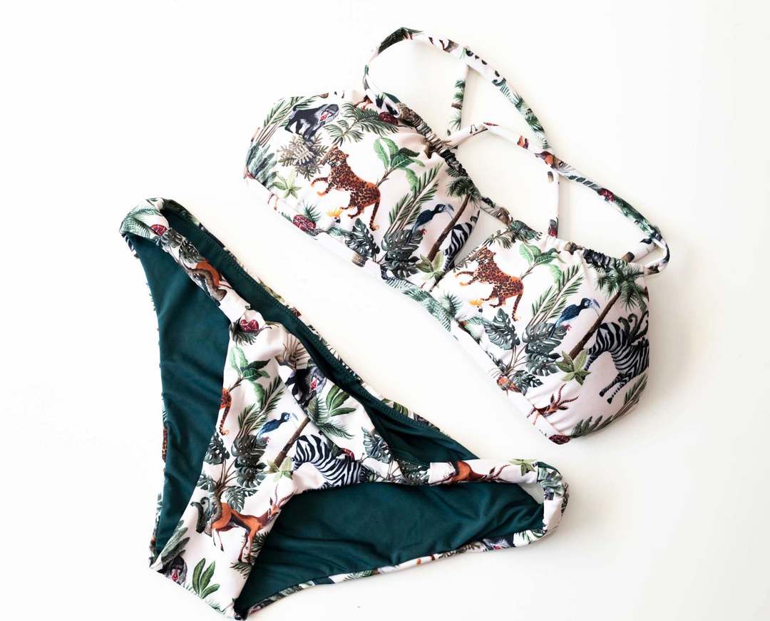 Bikini Floral - Sabz