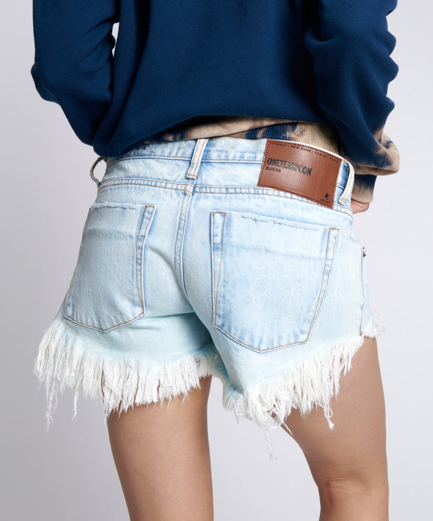 FLORENCE DUKES LOW WAIST MINI DENIM SHORT - ONE TEASPOON
