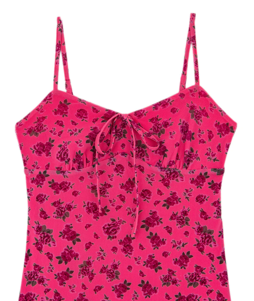 Betsy Pink Floral Dress Tweens - Katiej NYC