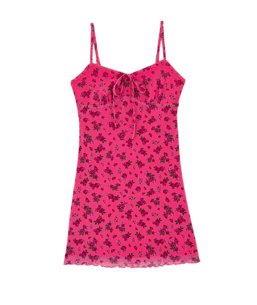 Betsy Pink Floral Dress Tweens - Katiej NYC