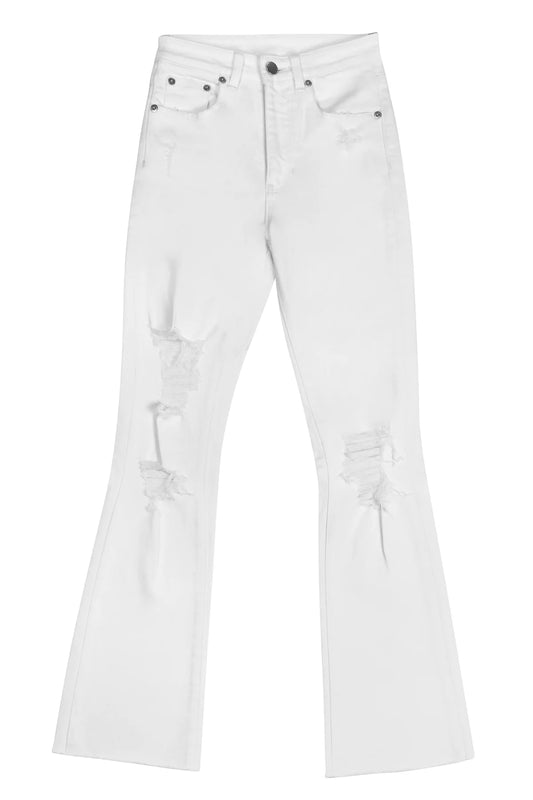 Katie J Tween LA Stretch Jeans White