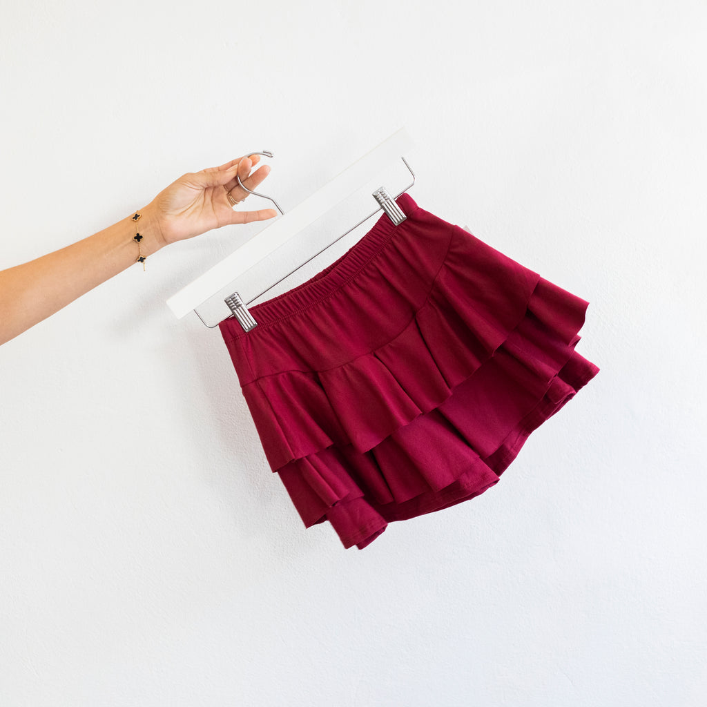 CC Good Girl Mini Ruffle Skorts - TWEEN
